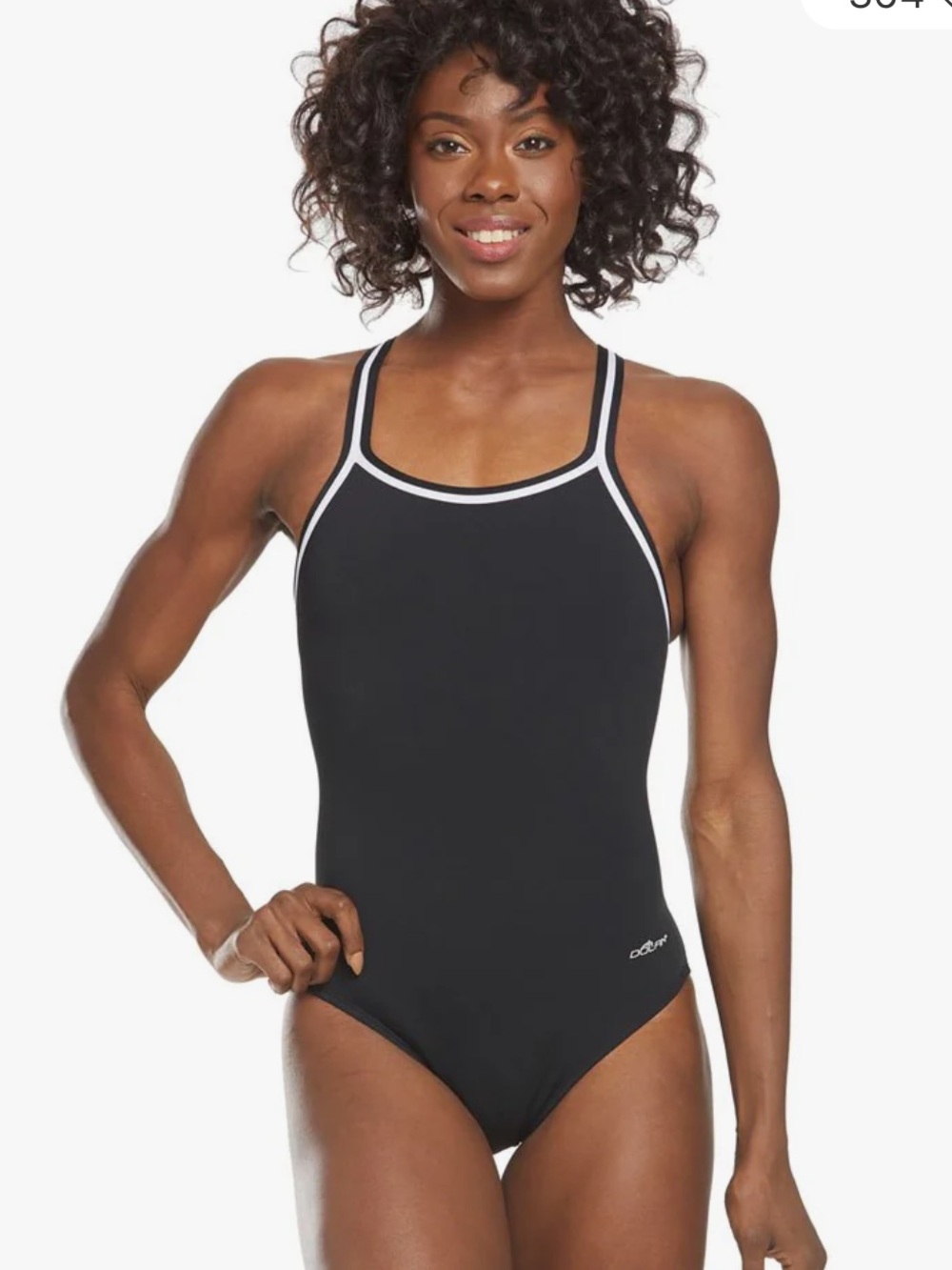Dolfin Poly Solid DBX Back Swimsuit